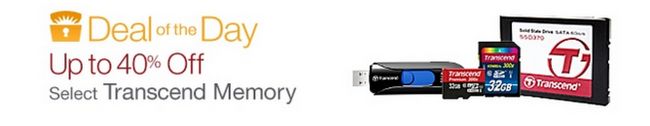 Fotografía - [Alerta Trato] Venta Gran Transcend flash de almacenamiento en Amazon Today Only, Incluye 64GB MicroSD Card por $ 23